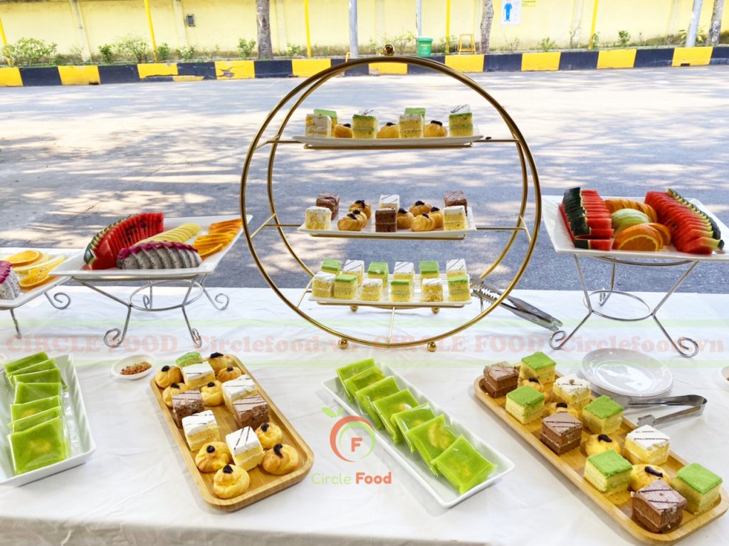 tiệc teabreak nhẹ ngoài trời