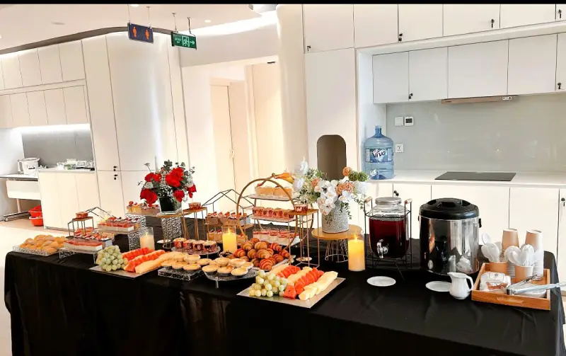Menu thực đơn set tiệc Teabreak TB01
