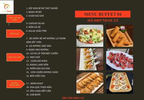 Menu Buffet 04 - Cana Event
