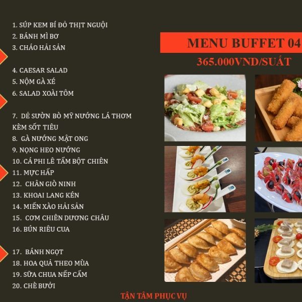 Menu Buffet 04
