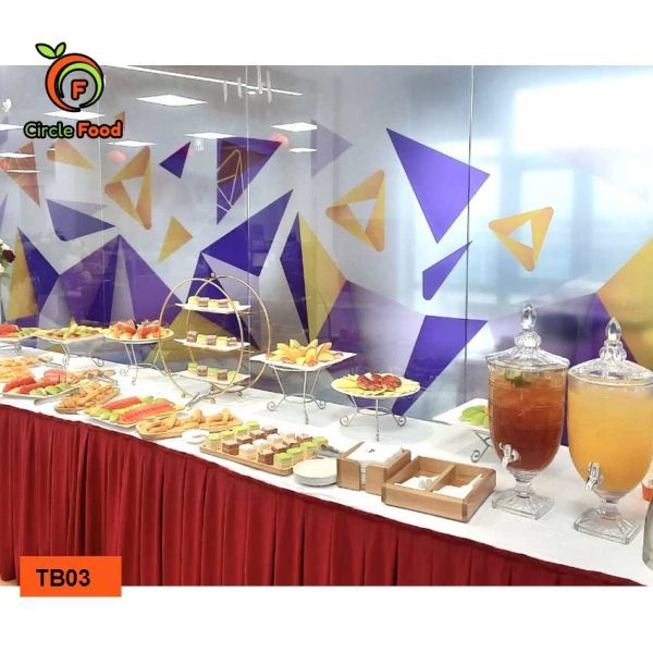Menu thực đơn set tiệc Teabreak TB03