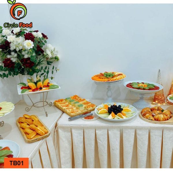 Menu thực đơn set tiệc Teabreak TB01