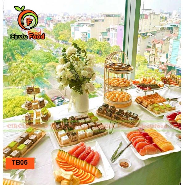 Menu Thực đơn set tiệc Teabreak TB05 đẹp