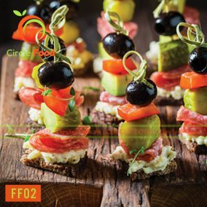 Menu thực đơn set tiệc Fingerfood FF02