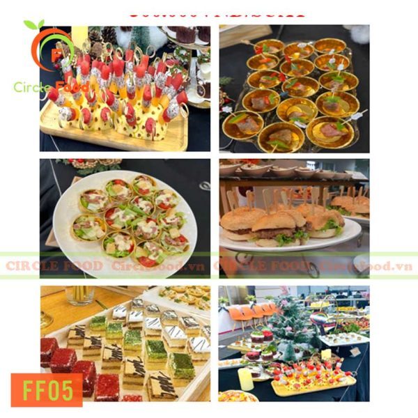 Menu thực đơn set tiệc Fingerfood FF05