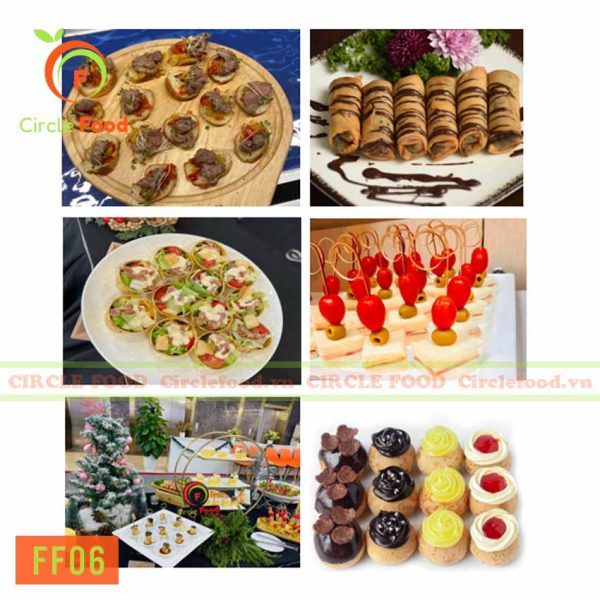 Menu thực đơn set tiệc Fingerfood FF06