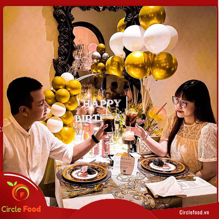 đặt tiệc sinh nhật cho 2 người tại Hà Nội