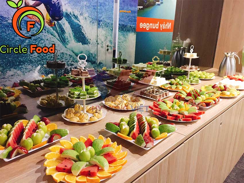 tiệc teabreak liên hoan văn phòng Phụ nữ Việt Nam 20-10