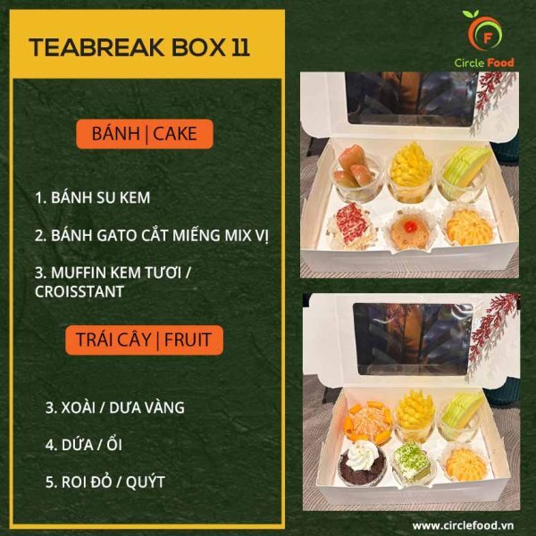 Set teabreak Box TBB11