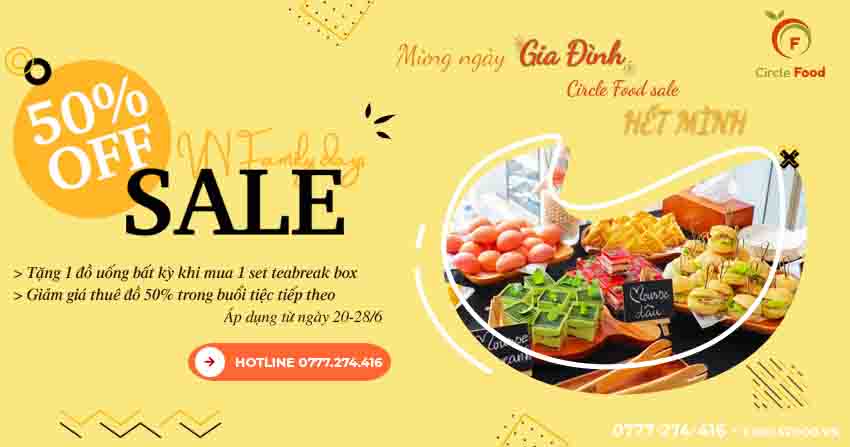 Mừng Ngày Gia Đình 2023 Cana Event sale mệt hết mình: Sale 50% off