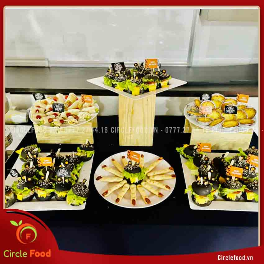 dịch vụ tiệc ngọt teabreak liên hoan ngày Halloween