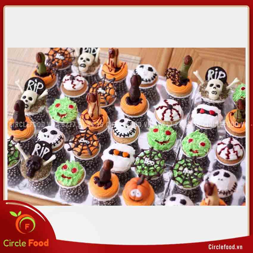 tiệc ngọt teabreak liên hoan văn phòng ngày Halloween