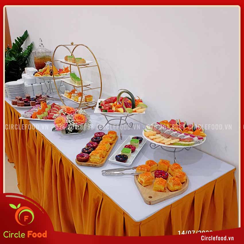 Dịch vụ tiệc teabreak công ty Bảo hiểm Hùng Vương giá rẻ