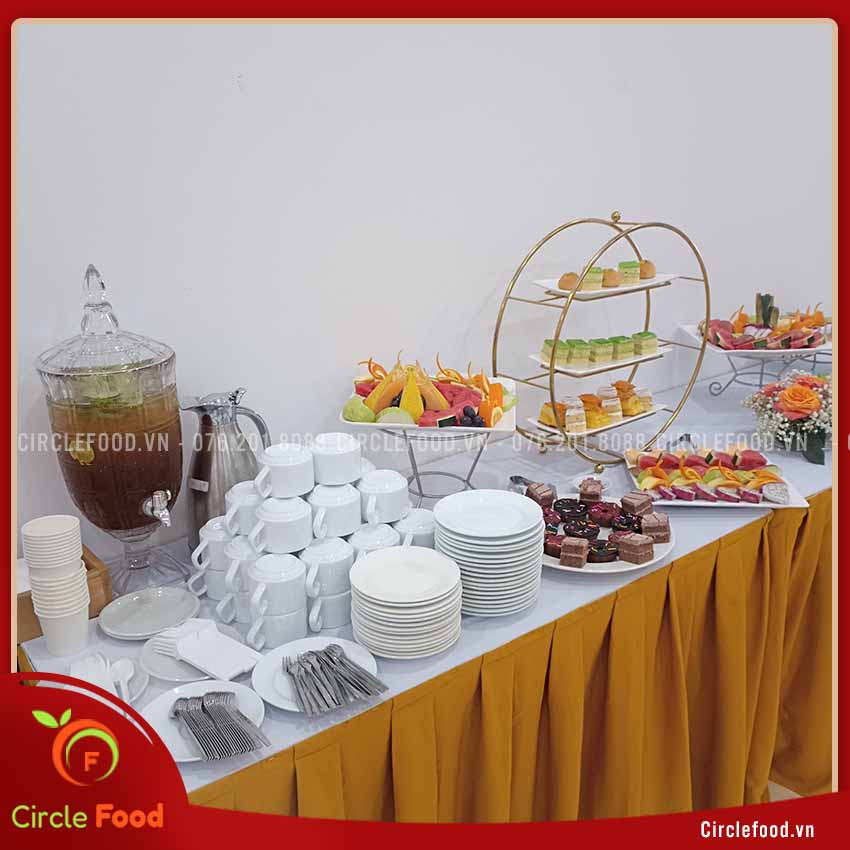 Dịch vụ tiệc teabreak công ty Bảo hiểm Hùng Vương