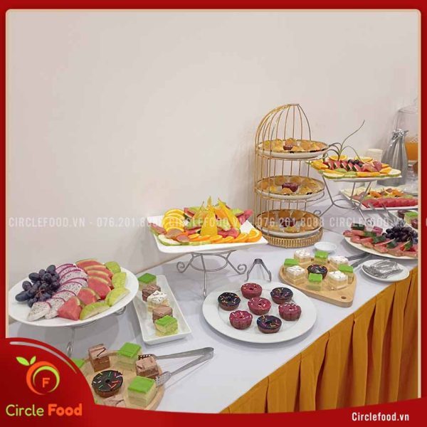 Tiệc teabreak công ty Bảo hiểm Hùng Vương ngon