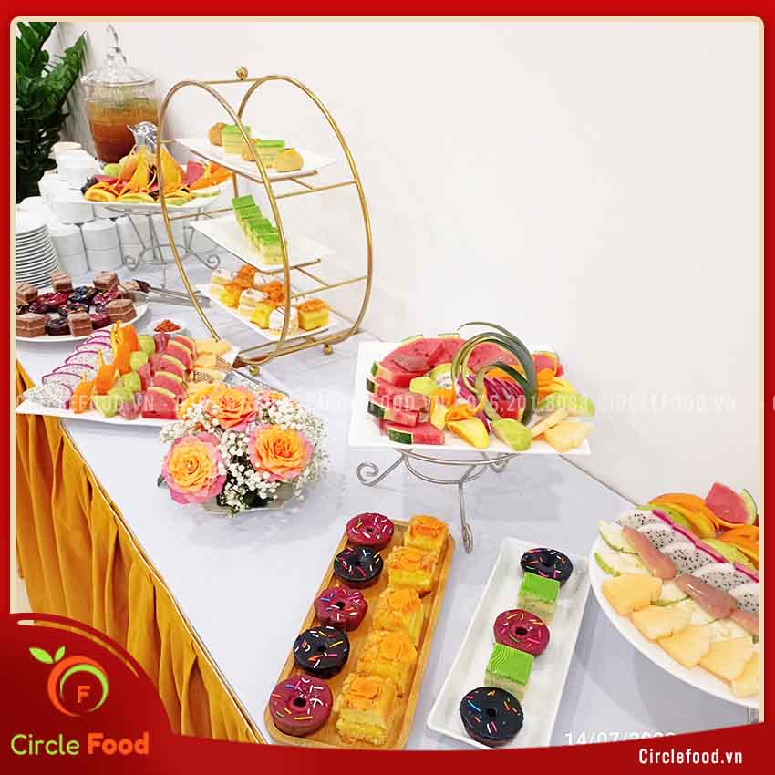 Tiệc teabreak công ty Bảo hiểm Hùng Vương tại Cana Event