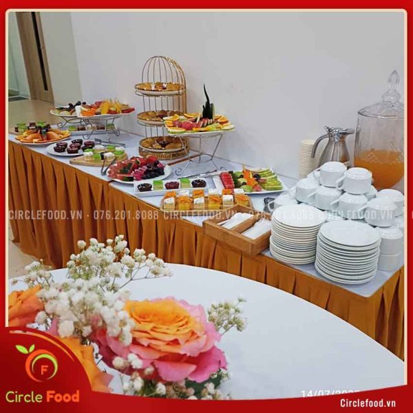 Tiệc teabreak công ty Bảo hiểm Hùng Vương trọn gói top đầu hà nội