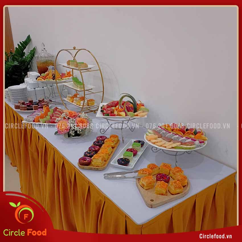 Tiệc teabreak công ty Bảo hiểm Hùng Vương