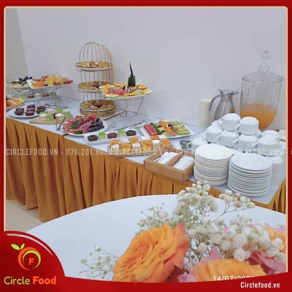 Tổ chức tiệc teabreak công ty Bảo hiểm Hùng Vương