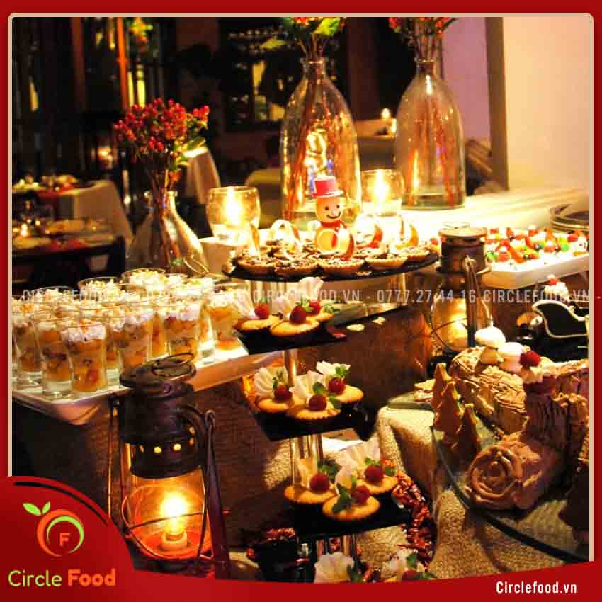 Thực đơn buffet giáng sinh