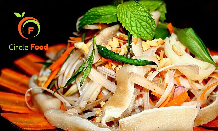 Cách làm nộm ngó sen tai heo