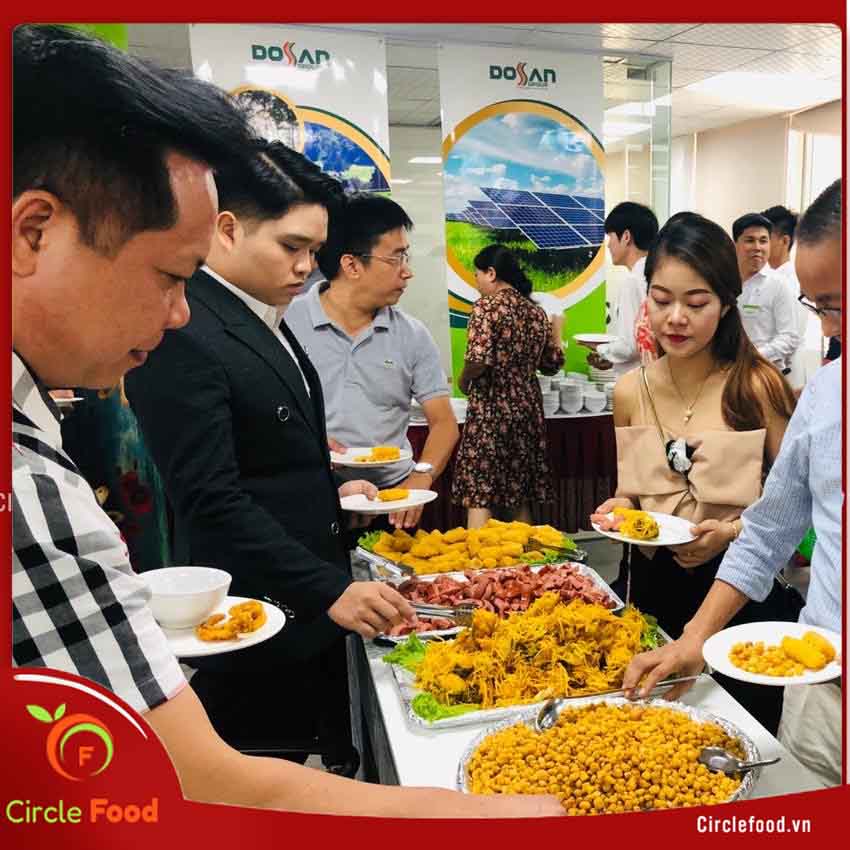 thực đơn tiệc buffet cho công ty