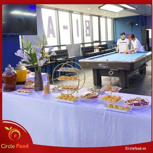 tiệc teabreak khai trương Ricci Billard