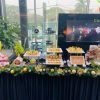tiệc finger food phục vụ lễ bàn giao xe Mercedes