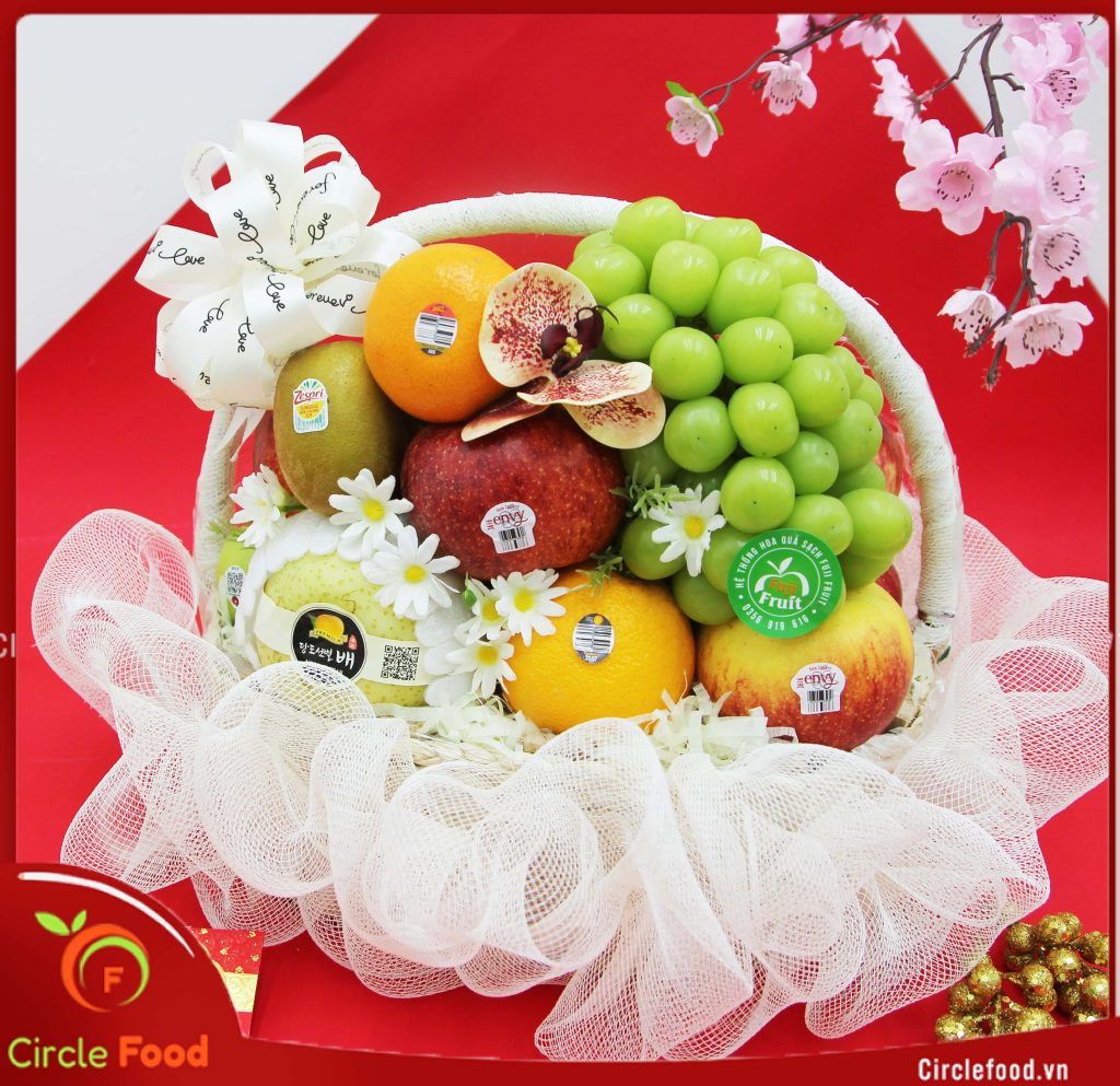 giỏ quà tết trái cây nhập khẩu