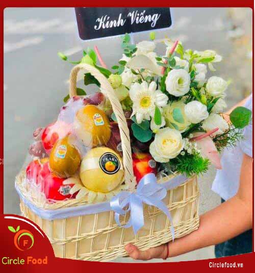 giỏ trái cây viếng đám tang