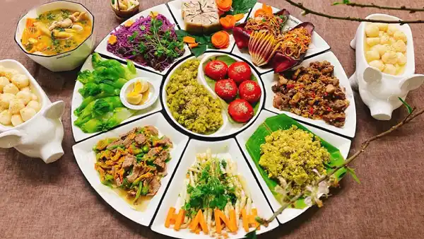 thực đơn các món ăn cúng rằm tháng Giêng