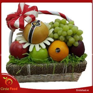 trang trí giỏ hoa quả đẹp - giỏ 1