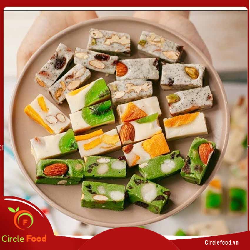 Cách làm kẹo nougat hạnh phúc