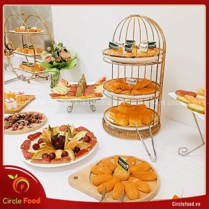 Hình ảnh tiệc teabreak Vietcombank khai trương chi nhánh 29 Sơn Tây Đan Phượng 2