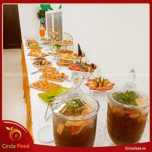 Hình ảnh tiệc teabreak Vietcombank khai trương chi nhánh 29 Sơn Tây Đan Phượng 3