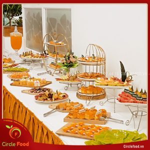 Hình ảnh tiệc teabreak Vietcombank khai trương chi nhánh 29 Sơn Tây Đan Phượng 4