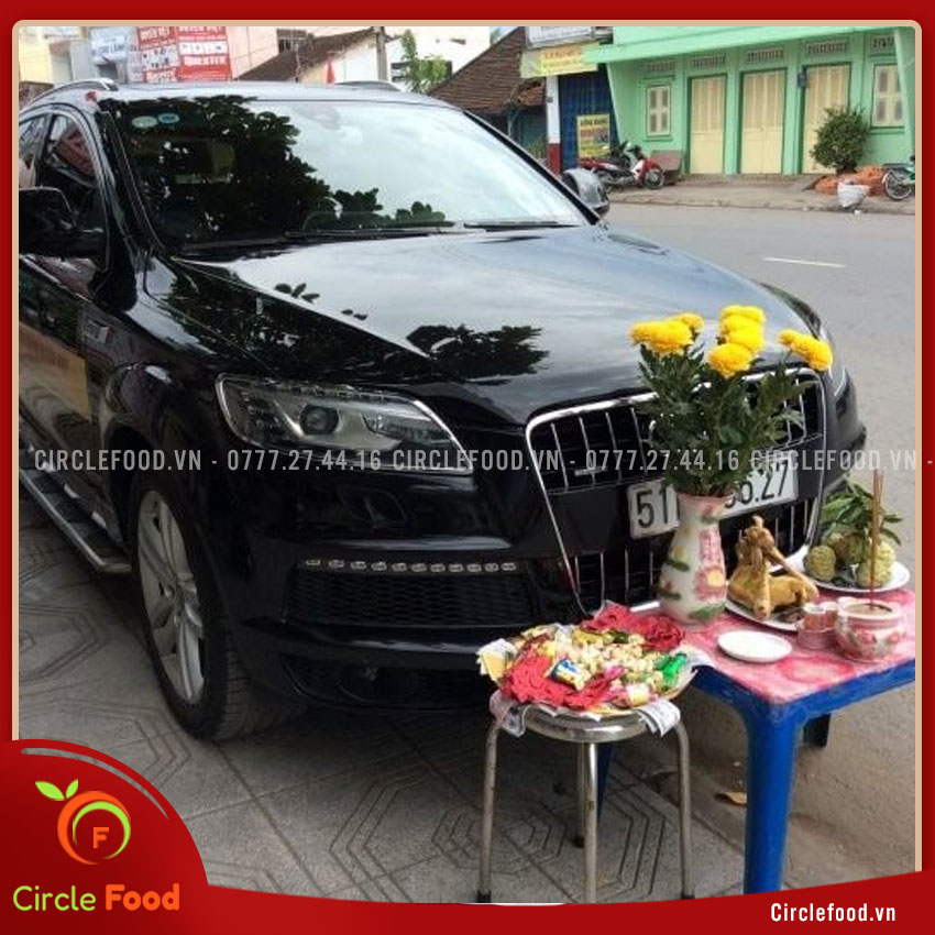 cúng khai trương xe