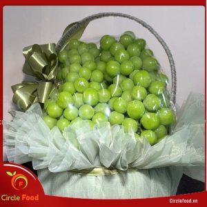 giỏ quà trái cây nho 1