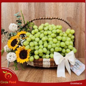 giỏ quà trái cây nho 2