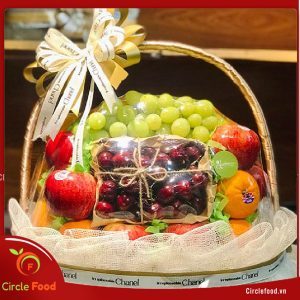 giỏ quà trái cây nho 3