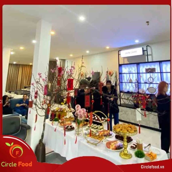 tiệc teabreak khai trương Falala spa dưỡng sinh Sài Đồng - Long Biên