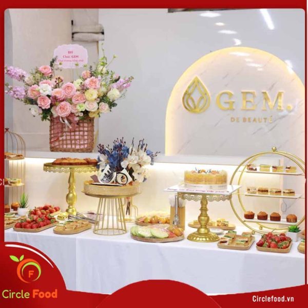 Tiệc teabreak khai trương GEM de beaute Thành Công - Ba Đình
