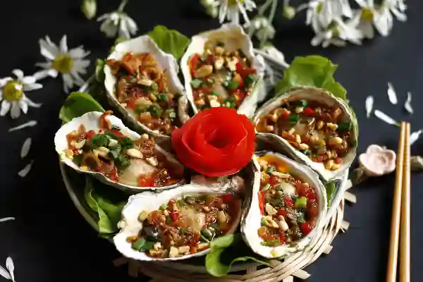 Cách làm hàu nướng mỡ hành bằng nồi chiên không dầu