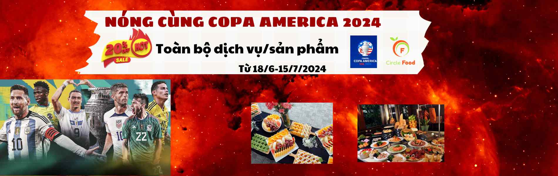 Nóng cùng Copa America 2024
