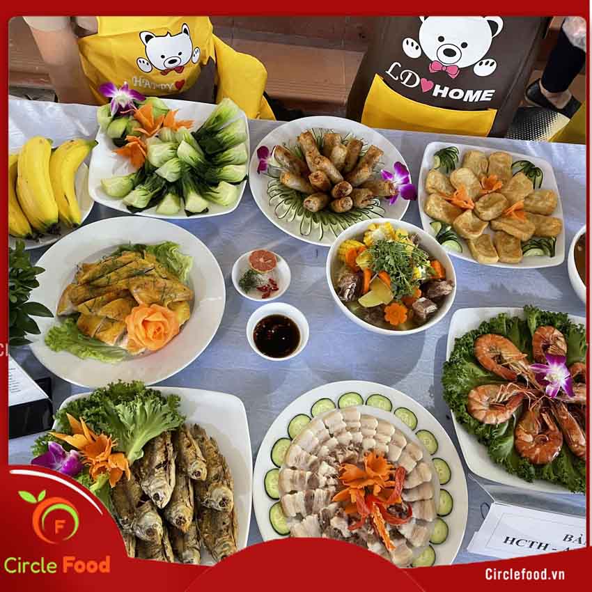 ảnh món ăn dự thi ngày Gia đình Việt Nam