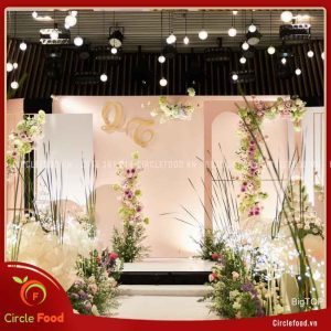 sảnh tiệc cưới ngoài trời