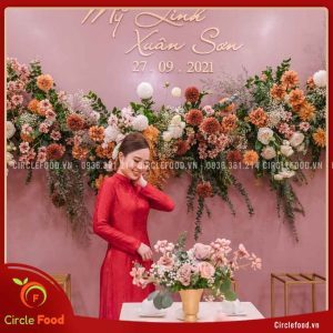 trang trí hoa đám cưới