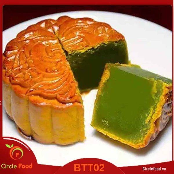 Bánh nướng trung thu handmade nhân đậu xanh truyền thống 150g BTT02