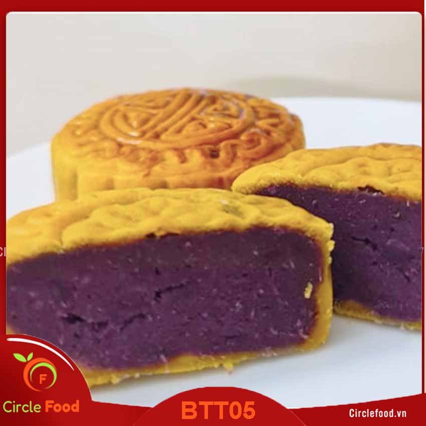 Bánh nướng trung thu handmade nhân khoai môn truyền thống 150g BTT05