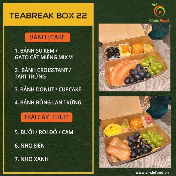 Set Teabreak Box TBB22